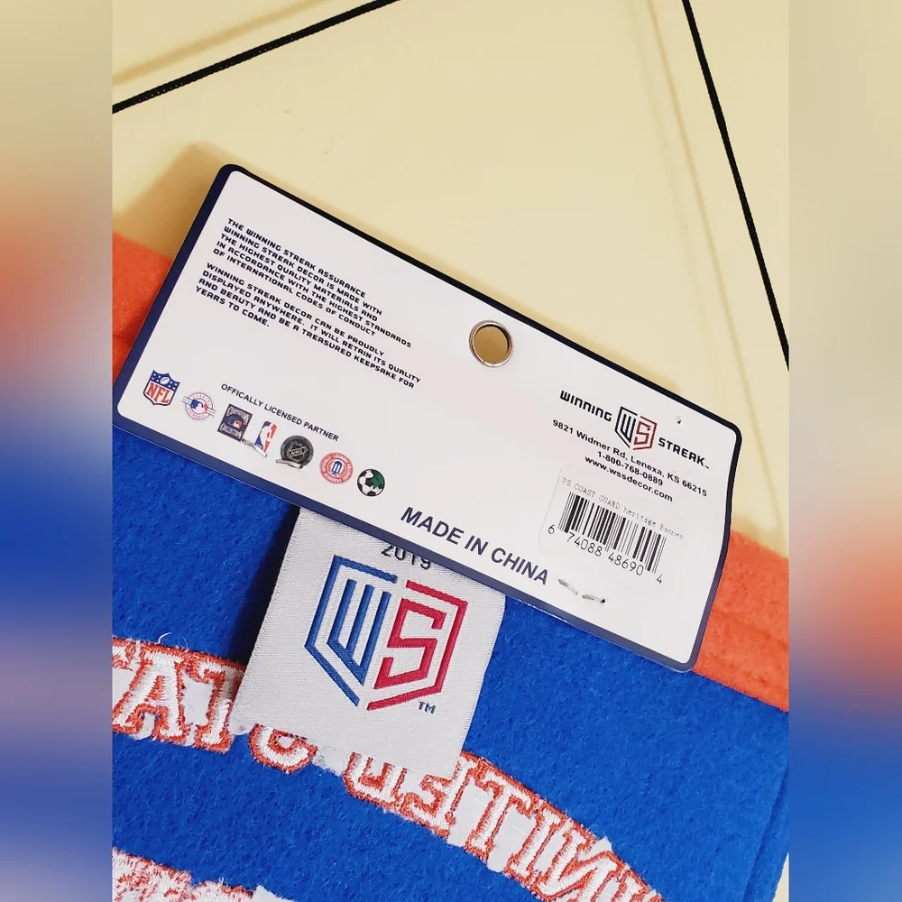 US Coast Guard Wool Blend Heritage Banner 32